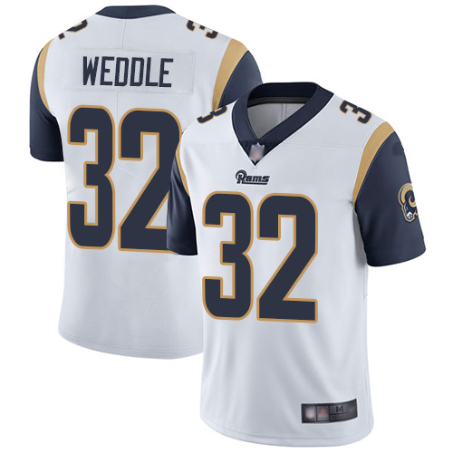 Rams #32 Eric Weddle White Men's Stitched Football Vapor Untouchable Limited Jersey Rams #32 Eric Weddle White Men's Stitched Football Vapor Untouchable Limited Jersey