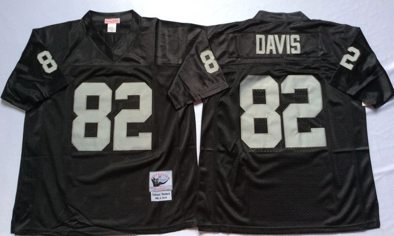 Mitchell And Ness Raiders #82 Jordy Nelson balck Throwback Stitched NFL Jersey Mitchell And Ness Raiders #82 Jordy Nelson balck Throwback Stitched NFL Jersey