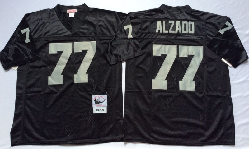 Mitchell And Ness Raiders #77 lyle alzado balck Throwback Stitched NFL Jersey Mitchell And Ness Raiders #77 lyle alzado balck Throwback Stitched NFL Jersey