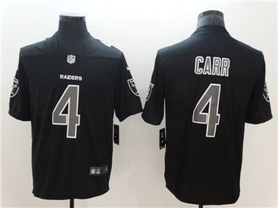 Nike Raiders #4 Derek Carr Black Vapor Impact Limited Jersey Nike Raiders #4 Derek Carr Black Vapor Impact Limited Jersey