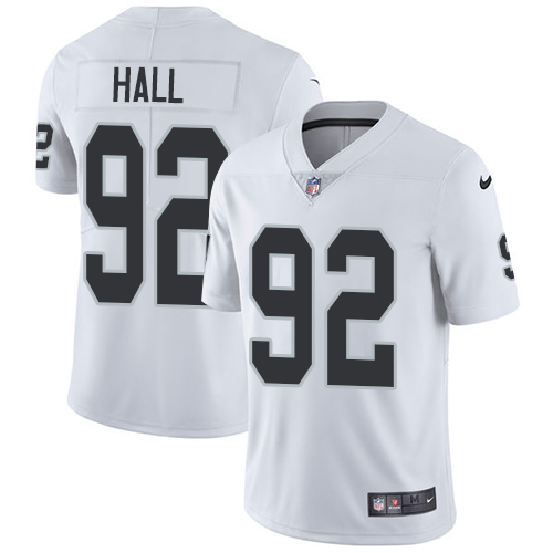 Nike Raiders #92 P.J. Hall White Men's Stitched NFL Vapor Untouchable Limited Jersey Nike Raiders #92 P.J. Hall White Men's Stitched NFL Vapor Untouchable Limited Jersey