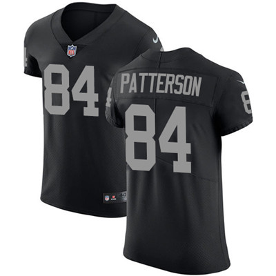 Nike Raiders #84 Cordarrelle Patterson Black Team Color Men's Stitched NFL Vapor Untouchable Elite Jersey Nike Raiders #84 Cordarrelle Patterson Black Team Color Men's Stitched NFL Vapor Untouchable Elite Jersey