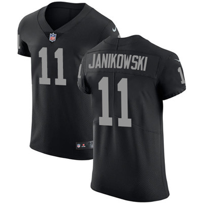Nike Raiders #11 Sebastian Janikowski Black Team Color Men's Stitched NFL Vapor Untouchable Elite Jersey Nike Raiders #11 Sebastian Janikowski Black Team Color Men's Stitched NFL Vapor Untouchable Elite Jersey