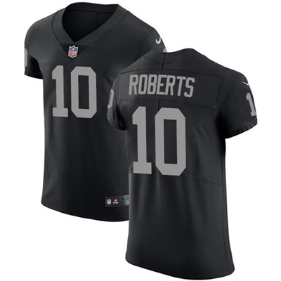 Nike Raiders #10 Seth Roberts Black Team Color Men's Stitched NFL Vapor Untouchable Elite Jersey Nike Raiders #10 Seth Roberts Black Team Color Men's Stitched NFL Vapor Untouchable Elite Jersey