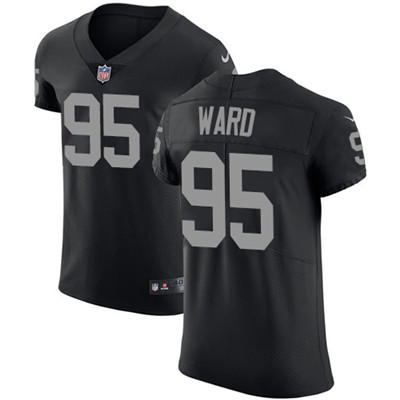 Nike Raiders #95 Jihad Ward Black Team Color Men's Stitched NFL Vapor Untouchable Elite Jersey Nike Raiders #95 Jihad Ward Black Team Color Men's Stitched NFL Vapor Untouchable Elite Jersey
