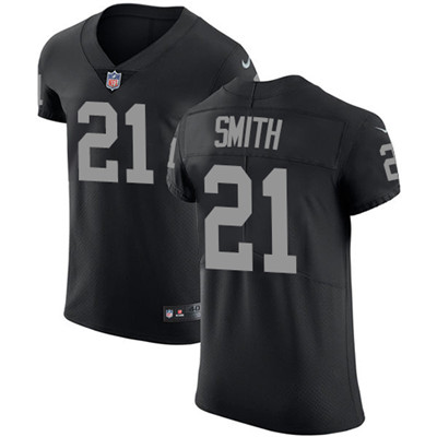 Nike Raiders #21 Sean Smith Black Team Color Men's Stitched NFL Vapor Untouchable Elite Jersey Nike Raiders #21 Sean Smith Black Team Color Men's Stitched NFL Vapor Untouchable Elite Jersey
