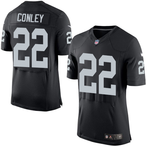 Nike Raiders #22 Gareon Conley Black Team Color Men's Stitched NFL New Elite Jersey Nike Raiders #22 Gareon Conley Black Team Color Men's Stitched NFL New Elite Jersey