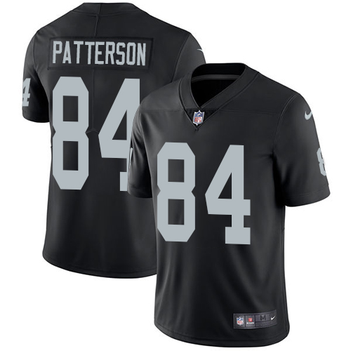 Nike Raiders #84 Cordarrelle Patterson Black Team Color Men's Stitched NFL Vapor Untouchable Limited Jersey Nike Raiders #84 Cordarrelle Patterson Black Team Color Men's Stitched NFL Vapor Untouchable Limited Jersey