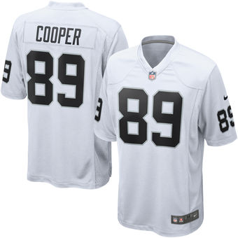 Amari Cooper Oakland Raiders Nike Game Jersey - White Amari Cooper Oakland Raiders Nike Game Jersey - White