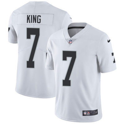 Nike Raiders #7 Marquette King White Men's Stitched NFL Vapor Untouchable Limited Jersey Nike Raiders #7 Marquette King White Men's Stitched NFL Vapor Untouchable Limited Jersey