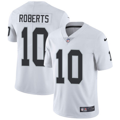 Nike Raiders #10 Seth Roberts White Men's Stitched NFL Vapor Untouchable Limited Jerseys Nike Raiders #10 Seth Roberts White Men's Stitched NFL Vapor Untouchable Limited Jerseys