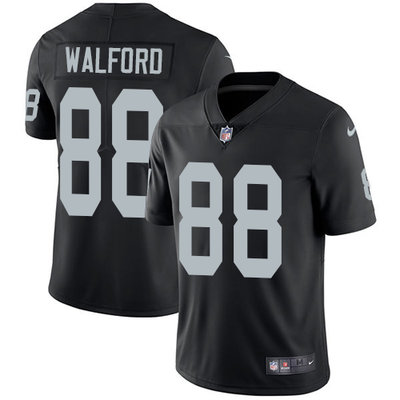 Nike Raiders #88 Clive Walford Black Team Color Men's Stitched NFL Vapor Untouchable Limited Jersey Nike Raiders #88 Clive Walford Black Team Color Men's Stitched NFL Vapor Untouchable Limited Jersey