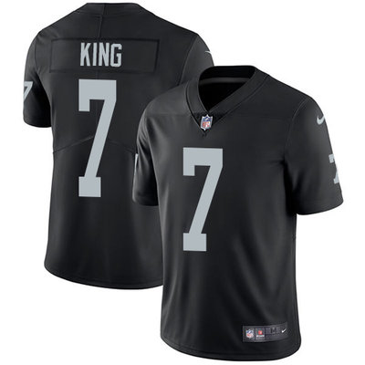 Nike Raiders #7 Marquette King Black Team Color Men's Stitched NFL Vapor Untouchable Limited Jersey Nike Raiders #7 Marquette King Black Team Color Men's Stitched NFL Vapor Untouchable Limited Jersey