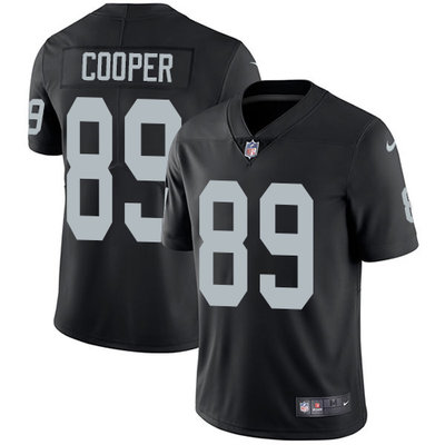 Nike Raiders #89 Amari Cooper Black Team Color Men's Stitched NFL Vapor Untouchable Limited Jersey Nike Raiders #89 Amari Cooper Black Team Color Men's Stitched NFL Vapor Untouchable Limited Jersey