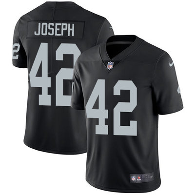 Nike Raiders #42 Karl Joseph Black Team Color Men's Stitched NFL Vapor Untouchable Limited Jersey Nike Raiders #42 Karl Joseph Black Team Color Men's Stitched NFL Vapor Untouchable Limited Jersey