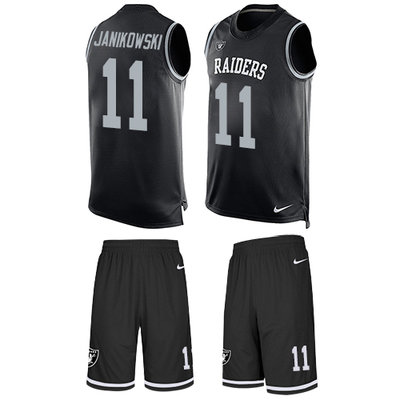 Nike Raiders #11 Sebastian Janikowski Black Team Color Men's Stitched NFL Limited Tank Top Suit Jersey Nike Raiders #11 Sebastian Janikowski Black Team Color Men's Stitched NFL Limited Tank Top Suit Jersey