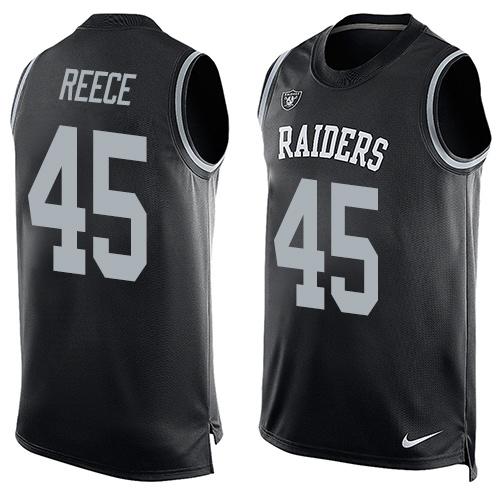 Nike Raiders #45 Marcel Reece Black Team Color Men's Stitched NFL Limited Tank Top Jersey Nike Raiders #45 Marcel Reece Black Team Color Men's Stitched NFL Limited Tank Top Jersey