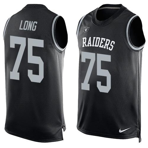 Nike Raiders #75 Howie Long Black Team Color Men's Stitched NFL Limited Tank Top Jersey Nike Raiders #75 Howie Long Black Team Color Men's Stitched NFL Limited Tank Top Jersey