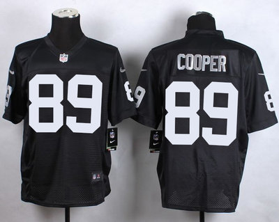 Nike Raiders #89 Amari Cooper Black Team Color Men's Stitched NFL Elite Jersey Nike Raiders #89 Amari Cooper Black Team Color Men's Stitched NFL Elite Jersey