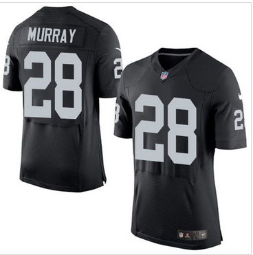 Nike Oakland Raiders #28 Latavius Murray Black Team Color Men's Stitched NFL Elite Jersey Nike Oakland Raiders #28 Latavius Murray Black Team Color Men's Stitched NFL Elite Jersey
