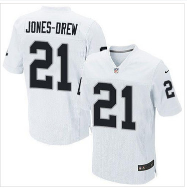 Oakland Raiders #21 Maurice Jones-Drew White NFL Elite Jersey Oakland Raiders #21 Maurice Jones-Drew White NFL Elite Jersey