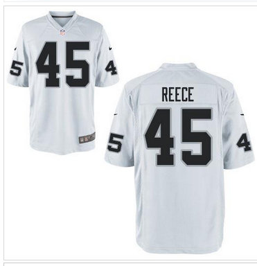 NEW Oakland Raiders Marcel Reece #45 white Team Color NFL Elite Jersey NEW Oakland Raiders Marcel Reece #45 white Team Color NFL Elite Jersey