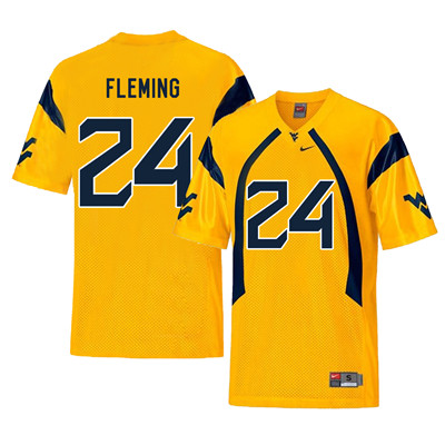 West Virginia Mountaineers 24 Maurice Fleming Gold College Football Jersey West Virginia Mountaineers 24 Maurice Fleming Gold College Football Jersey