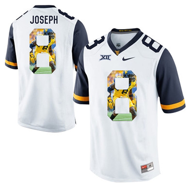West Virginia Mountaineers White Karl Joseph College Football Portrait Jersey West Virginia Mountaineers White Karl Joseph College Football Portrait Jersey
