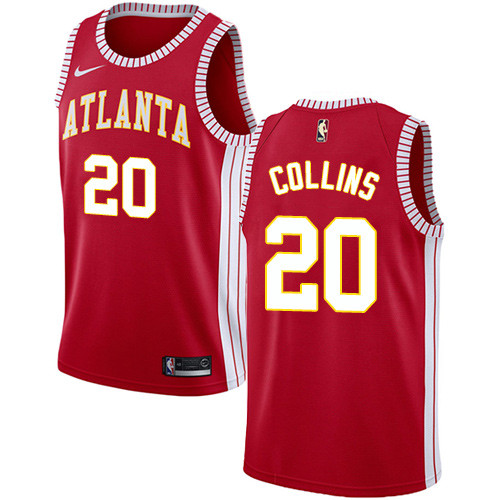 Nike Hawks #20 John Collins Red NBA Swingman Statement Edition Jersey Nike Hawks #20 John Collins Red NBA Swingman Statement Edition Jersey