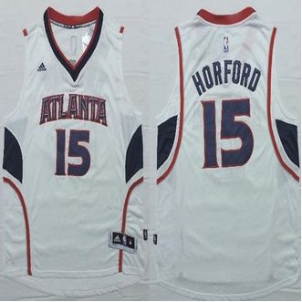 Revolution 30 Atlanta Hawks #15 Al Horford White Stitched NBA Jersey Revolution 30 Atlanta Hawks #15 Al Horford White Stitched NBA Jersey