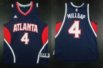 Revolution 30 Atlanta Hawks #4 Paul Millsap Blue Stitched NBA Jersey Revolution 30 Atlanta Hawks #4 Paul Millsap Blue Stitched NBA Jersey