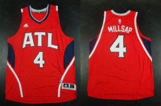 Revolution 30 Atlanta Hawks #4 Paul Millsap Red Stitched NBA Jersey Revolution 30 Atlanta Hawks #4 Paul Millsap Red Stitched NBA Jersey