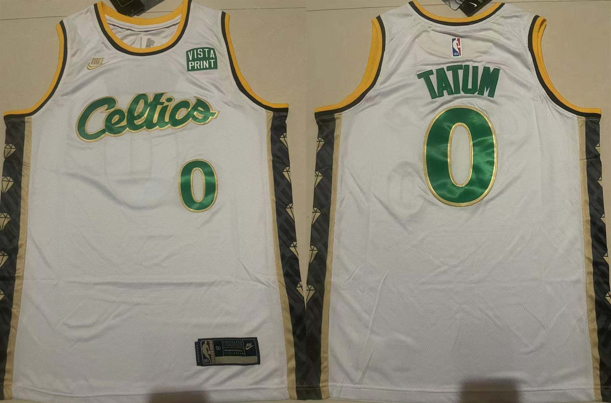 Men's Boston Celtics #0 Jayson Tatum White Stitched Basketball Jersey Men's Boston Celtics #0 Jayson Tatum White Stitched Basketball Jersey