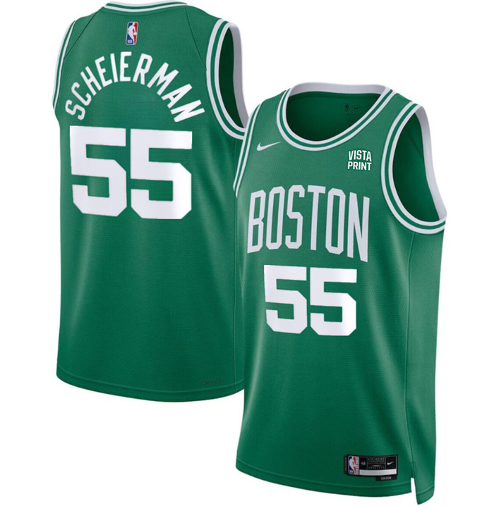 Men's Boston Celtics #55 Baylor Scheierman Kelly Green 2024 Draft Icon Edition Stitched Basketball Jersey Men's Boston Celtics #55 Baylor Scheierman Kelly Green 2024 Draft Icon Edition Stitched Basketball Jersey