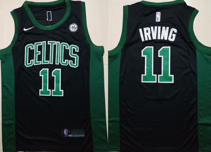 Celtics 11 Kyrie Irving Black Nike Swingman Jersey Celtics 11 Kyrie Irving Black Nike Swingman Jersey