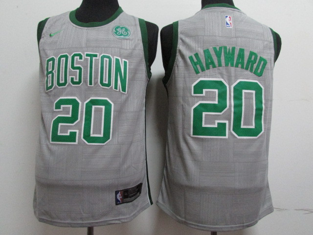 Celtics 20 Gordon Hayward Gray City Edition Nike Swingman Jersey Celtics 20 Gordon Hayward Gray City Edition Nike Swingman Jersey