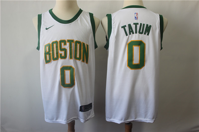 Celtics 0 Jayson Tatum White City Edition Nike Swingman Jersey Celtics 0 Jayson Tatum White City Edition Nike Swingman Jersey