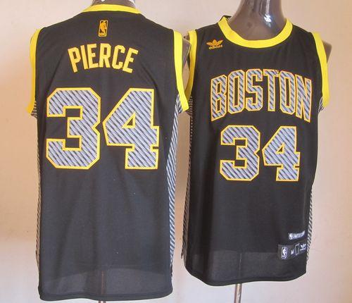 Celtics #34 Paul Pierce Black Electricity Fashion Stitched NBA Jersey Celtics #34 Paul Pierce Black Electricity Fashion Stitched NBA Jersey