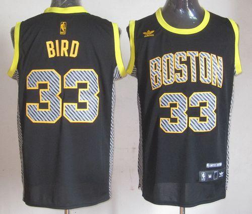 Celtics #33 Larry Bird Black Electricity Fashion Stitched NBA Jersey Celtics #33 Larry Bird Black Electricity Fashion Stitched NBA Jersey