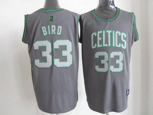 Celtics #33 Larry Bird Grey Graystone Fashion Stitched NBA Jersey Celtics #33 Larry Bird Grey Graystone Fashion Stitched NBA Jersey