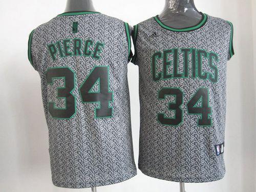 Celtics #34 Paul Pierce Grey Static Fashion Stitched NBA Jersey Celtics #34 Paul Pierce Grey Static Fashion Stitched NBA Jersey