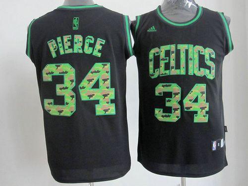 Celtics #34 Paul Pierce Black Camo Fashion Stitched NBA Jersey Celtics #34 Paul Pierce Black Camo Fashion Stitched NBA Jersey