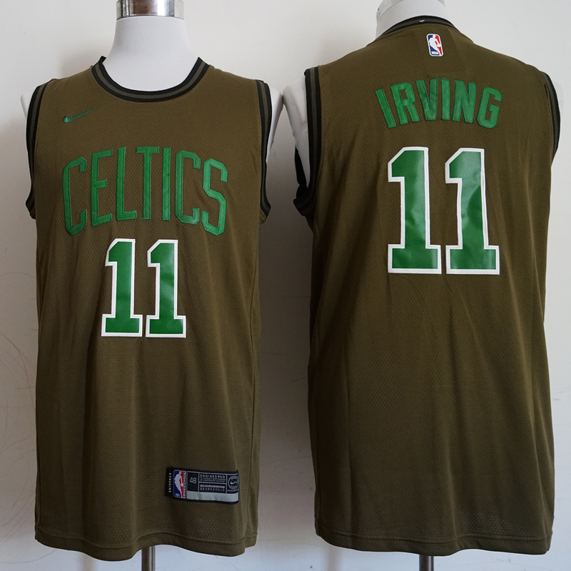 Celtics 11 Kyrie Irving Olive Nike Swingman Jersey Celtics 11 Kyrie Irving Olive Nike Swingman Jersey