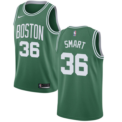 Nike Celtics #36 Marcus Smart Green NBA Swingman Icon Edition Jersey Nike Celtics #36 Marcus Smart Green NBA Swingman Icon Edition Jersey
