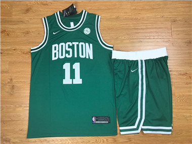 Nike Celtics #11 Kyrie Irving Green Swingman Jersey(With Shorts) Nike Celtics #11 Kyrie Irving Green Swingman Jersey(With Shorts)