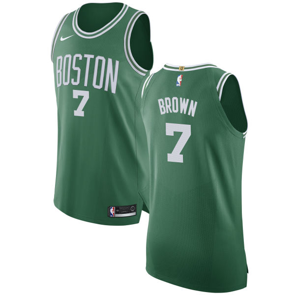 Nike Celtics #7 Jaylen Brown Green NBA Authentic Icon Edition Jersey Nike Celtics #7 Jaylen Brown Green NBA Authentic Icon Edition Jersey