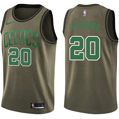 Nike Celtics #20 Gordon Hayward Green Salute to Service NBA Swingman Jersey Nike Celtics #20 Gordon Hayward Green Salute to Service NBA Swingman Jersey