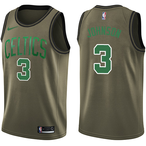 Nike Celtics #3 Dennis Johnson Green Salute to Service NBA Swingman Jersey Nike Celtics #3 Dennis Johnson Green Salute to Service NBA Swingman Jersey