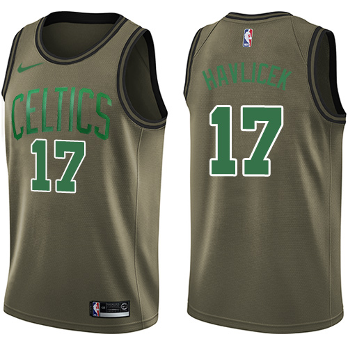 Nike Celtics #17 John Havlicek Green Salute to Service NBA Swingman Jersey Nike Celtics #17 John Havlicek Green Salute to Service NBA Swingman Jersey