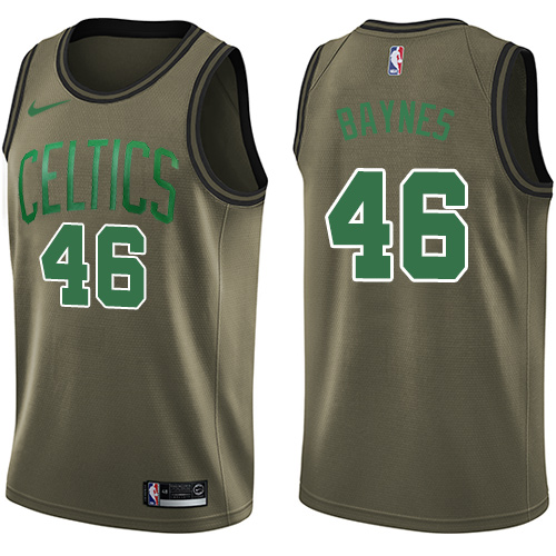 Nike Celtics #46 Aron Baynes Green Salute to Service NBA Swingman Jersey Nike Celtics #46 Aron Baynes Green Salute to Service NBA Swingman Jersey